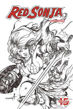 Image: Red Sonja: Birth of the She-Devil #3 (incentive cover - Davila B&W) (20-copy) - Dynamite