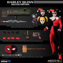 Image: One-12 Collective DC Deluxe Edition Action Figure: Harley Quinn  - Mezco Toys