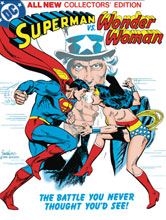 Image: Superman vs. Wonder Woman Tabloid Edition HC  - DC Comics