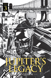 Image: Jupiter's Legacy: Requiem #3 (cover C - Leon B&W) - Image Comics