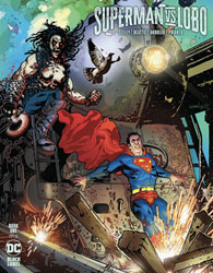 Image: Superman vs. Lobo #1 (variant cover - Tony Harris) - DC - Black Label