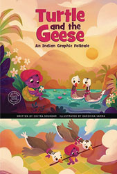 Image: Turtle and the Geese - An Indian Graphic Folktale SC  - Picture Window Books