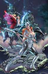 Image: Grimm Spotlight: Iron Maiden #1 (cover A - Vitorino) - Zenescope Entertainment Inc