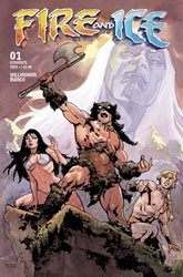 Image: Fire and Ice #1 (cover F incentive 1:10 - Asrar original) - Dynamite