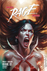 Image: Vampirella / Dracula: Rage #1 (cover A - Parrillo) - Dynamite
