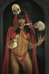 Image: Vampirella / Dracula: Rage #1 (cover R incentive 1:40 - Celina virgin) - Dynamite