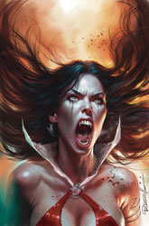Image: Vampirella / Dracula: Rage #1 (cover S - Parrillo Ltd virgin) - Dynamite