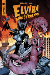 Image: Elvira in Monsterland #4 (cover A - Acosta) - Dynamite