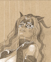 Image: Tarot: Witch of the Black Rose #141 (cover B - deluxe Tarot Art Print ed.) - Broadsword Comics
