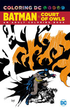 Image: Batman in Court of Owls: An Adult Coloring Book SC  - DC Comics