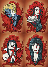 Image: Red Sonja and Vampirella Meet Betty and Veronica Pin Set  - Dynamite