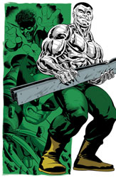 X-Men 184 pg 22 1st Death Gambit , in Brian Stryker's Gambit Published:  Salvador Larroca Comic Art Gallery Room