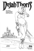 Image: Dejah Thoris Vol. 03 #6 (incentive 1:20 cover - Linsner B&W) - Dynamite