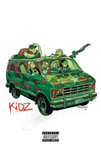Image: Kidz #5 (cover A - Cristobol Gorillaz Album Parody) - Ablaze