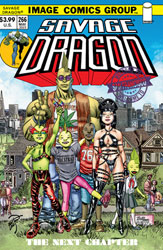 Image: Savage Dragon #266 (cover B - Retro 70S Trade Dress) - Image Comics