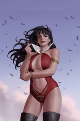 Image: Vampirella vs. Superpowers #1 (cover P incentive 1:40 - Yoon virgin) - Dynamite