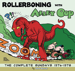 Image: Rollerboning with Alley Oop: Complete Sundays 1976-1978 SC  - Manuscript Press