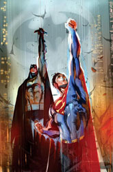Image: Batman / Superman: World's Finest #27 (incentive 1:25 cardstock cover - Keron Grant) - DC Comics