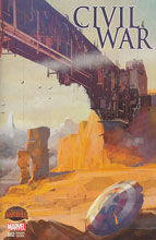 Image: Civil War #2 (Maleev Landscape wraparound variant cover) - Marvel Comics