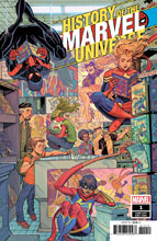 Image: History of the Marvel Universe #1 (incentive cover - Bradshaw) - Marvel Comics