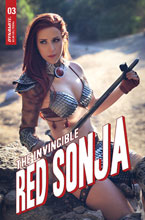 Image: Invincible Red Sonja #3 (cover E - Cosplay) - Dynamite