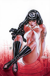 Image: Vampirella: Year One #1 (cover M incentive 1:40 - March virgin) - Dynamite