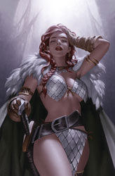 Image: Immortal Red Sonja #4 (cover J incentive 1:30 - Yoon virgin) - Dynamite