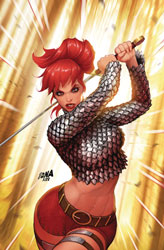 Image: Immortal Red Sonja #4 (cover L - Nakayama limited virgin) - Dynamite