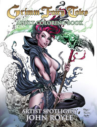 Image: Grimm Fairy Tales Coloring Book: John Royle  - Zenescope Entertainment Inc