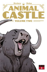 Image: Animal Castle Vol. 2 #3 (cover B - Delep Laughing Silvio) - Ablaze Publishing