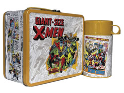 Image: Tin Titans Marvel Lunch Box: Giant Size X-Men  (w/Bev Container) - 