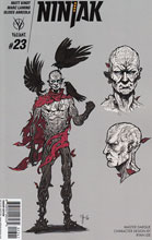 Image: Ninjak #23 (Lee Character Design incentive cover - 02341) (10-copy) - Valiant Entertainment LLC