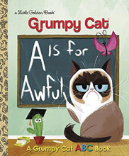 Image: Grumpy Cat: A Is for Awful ABC Little Golden Book HC  - Golden Books