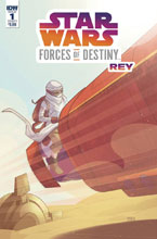 Image: Star Wars Forces of Destiny - Rey  (cover A - Arianna Florean)  [2018] - IDW Publishing