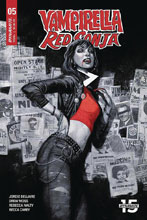 Image: Vampirella / Red Sonja #5 (cover A - Tedesco) - Dynamite