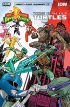 Image: Mighty Morphin Power Rangers / Teenage Mutant Ninja Turtles #2 - Boom! Studios