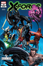 Image: X-Force #16 (variant Marvel vs. Alien cover - Larroca) - Marvel Comics