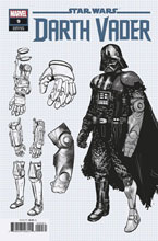 Image: Star Wars: Darth Vader #9 (incentive 1:10 Design cover - Ienco)  [2021] - Marvel Comics