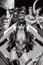 Image: Vampirella: The Dark Powers #2 (incentive 1:25 cover - Lau B&W virgin)  [2021] - Dynamite