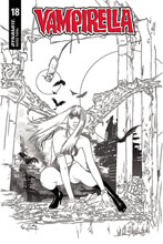 Image: Vampirella Vol. 05 #18 (incentive 1:20 cover - Gunduz B&W) - Dynamite