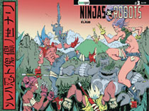 Image: Ninjas & Robots #3 (cover A - Erik Klaus) - Keenspot Entertainment