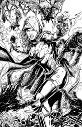 Image: Nocterra #7 (cover F incentive 1:25 - Fabok B&W virgin) - Image Comics