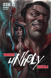 Image: Vampirella / Dracula: Unholy #2 (cover A - Parrillo) - Dynamite