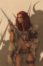 Image: Invincible Red Sonja #8 (cover M - Celina virgin) - Dynamite