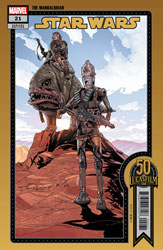 Image: Star Wars #21 (variant Lucasfilm 50th Anniversary cover - Chris Sprouse) - Marvel Comics