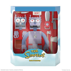 Image: Simpsons Ultimates Action Figure: Robot Scratchy  - Super7