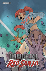 Image: Immortal Red Sonja #10 (cover B - Moss) - Dynamite