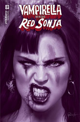 Image: Vampirella vs. Red Sonja #3 (cover F incentive 1:10 - Parrillo Tint) - Dynamite