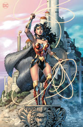 Image: Wonder Woman #1 (2nd printing) (variant foil Golden Lasso cover - ) (DFE signed - King) - Dynamic Forces