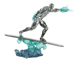 Image: Marvel Gallery PVC Statue: Comic Silver Surfer  - Diamond Select Toys LLC